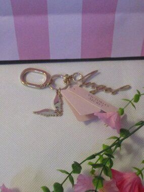 Victoria's Secret "ANGEL" Bag Charm Keychain NWT